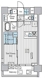 テラ蚕糸の森 401 4階1LDKの間取り