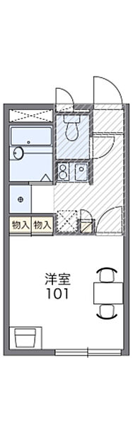 レオパレスKOIZUMI(23600) 206｜神奈川県相模原市中央区横山３丁目(賃貸アパート1K・2階・20.28㎡)の写真 その2