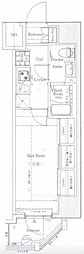 Log上野駅前 1Kの間取図画像
