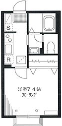 テラスアゼリア 1Kの間取図画像