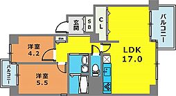 フローラ東御影 7階