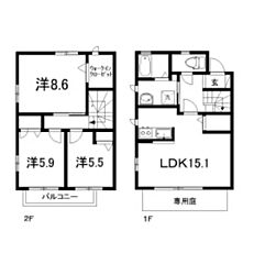 物件の間取り