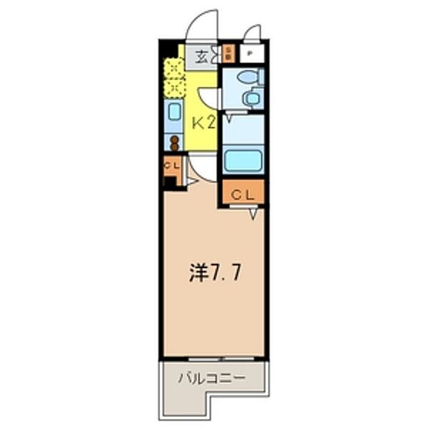 フローレス六番館 ｜埼玉県川口市坂下町３丁目(賃貸マンション1K・1階・22.82㎡)の写真 その2