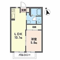 ディアスＦＲ　Ａ 101 ｜ 福島県郡山市大槻町字花輪前32-5（賃貸アパート1LDK・1階・35.00㎡） その2