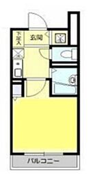 ステージファースト目白 4階1Kの間取り