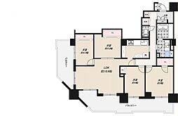 アマックス横浜 4LDKの間取図画像