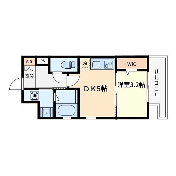 ラシーヌ住吉大社 ｜大阪府大阪市住吉区東粉浜３丁目(賃貸マンション1DK・3階・26.01㎡)の写真 その2