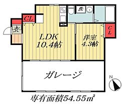 千葉県市川市伊勢宿（賃貸アパート1LDK・1階・54.55㎡） その2