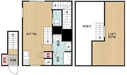 Florence経堂 1LDKの間取図画像