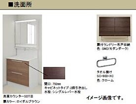 エムアイ　カーサ 00102 ｜ 千葉県市川市高石神100-8,-9（賃貸マンション1LDK・1階・48.25㎡） その6