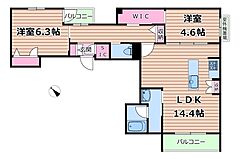 物件の間取り