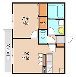 東京メトロ東西線 行徳駅 徒歩7分の賃貸アパート 1階1LDKの間取り