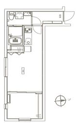 FLレジデンス新宿御苑5 1LDKの間取図画像