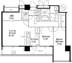 間取図画像 2SLDK