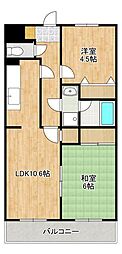 サンヒルズ宮前平 2LDKの間取図画像
