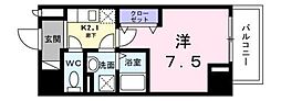 間取図画像 1K