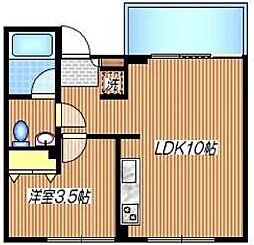 CORTILE 1LDKの間取図画像