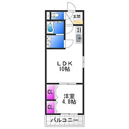 間取図画像 1LDK