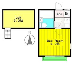 ガウディ10 208 ｜ 東京都調布市布田５丁目（賃貸アパート1K・2階・13.70㎡） その2