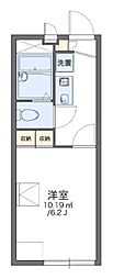 レオパレスオアシス 1Kの間取図画像
