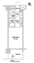 コンフォリア南砂町 1Kの間取図画像