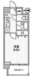 アーデン両国 1Kの間取図画像
