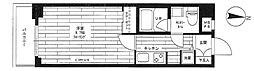 ステージファースト恵比寿二番館 1Kの間取図画像