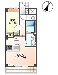 エターナルJ 1LDKの間取図画像