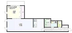ImagawaMidGardenSuite 1LDKの間取図画像