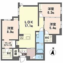 シャーメゾンガーデンズ幸町 0101 ｜ 新潟県新潟市中央区幸町11-22（賃貸マンション3LDK・1階・84.61㎡） その2