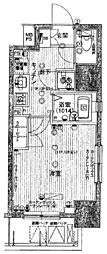 Parkwell神田EAST弐番館 1Kの間取図画像