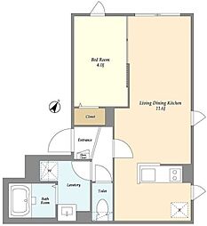 間取図画像 1LDK