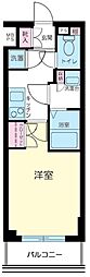 Parkwell神田EAST弐番館 1Kの間取図画像