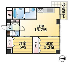 物件の間取り