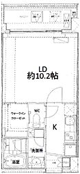 グランホース世田谷レジデンス 1Kの間取図画像