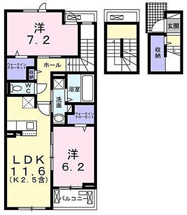 フェリスソレアードII_間取り_0