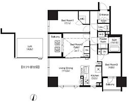 COMFORIA大宮 3LDKの間取図画像