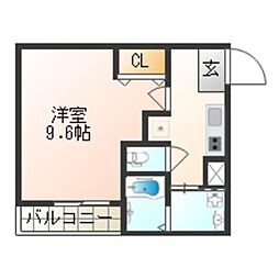フジパレス喜連瓜破III番館 3階/-