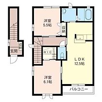 サニーヒルズ　Ｆ 00205 ｜ 茨城県筑西市市野辺398-4（賃貸アパート2LDK・2階・61.63㎡） その2