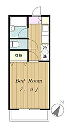 エストゥディオ 1Kの間取図画像