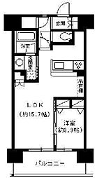 ParkCube東品川 1LDKの間取図画像