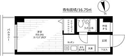 日神パレステージ相模原 ワンルームの間取図画像