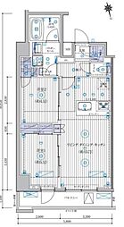 MAXIV CROS 高島平 MIRAIS 2LDKの間取図画像