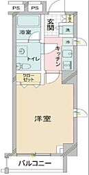 スカイコート茗荷谷壱番館 1Kの間取図画像