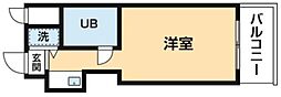トップ恵比寿 ワンルームの間取図画像