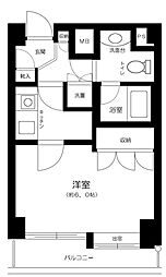 シンシア学芸大学 1Kの間取図画像