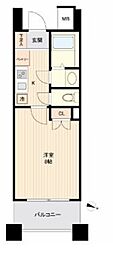 ドゥーエ板橋 1Kの間取図画像