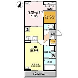間取図画像 1LDK