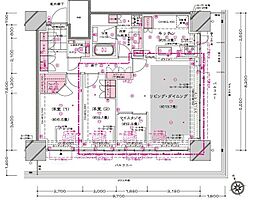 ドレッセタワー新綱島South棟 2SLDKの間取図画像