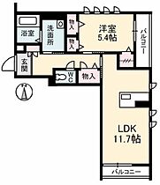 グランマスト今　Ａ棟 A0301 ｜ 岡山県岡山市北区今５丁目4-1（賃貸マンション1LDK・3階・48.74㎡） その2